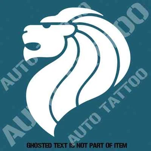 LION HEAD LION MANE DECAL STICKER CAR TRUCK SUV 4X4 PREMIUM QUALITY VINYL DECALS - Bild 1 von 3