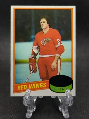 1980-81 Topps Unscratched Hockey Card #258 Barry Long - Detroit Red Wings - Image 1 of 2