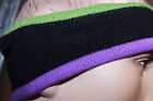 Winter One Size Multi Colour Knit Golf Head/Hair Band Ear Muffs Warmers Hat Cap 