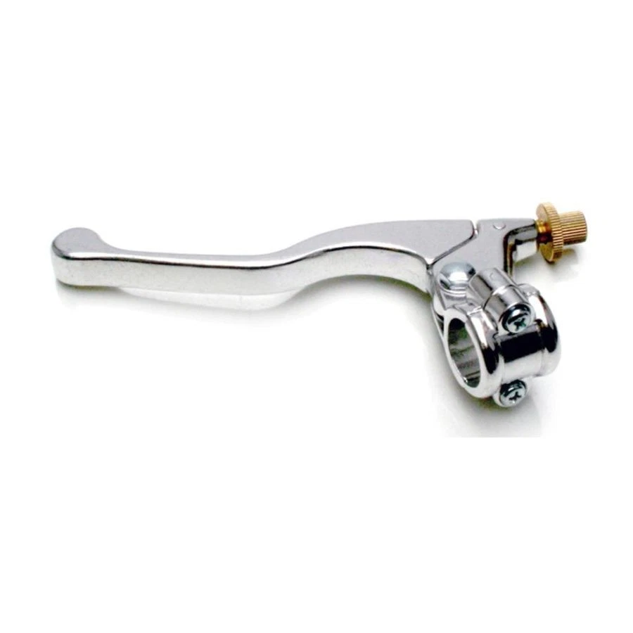 Motion Pro Clutch Lever Assembly - Polished, Kawasaki/Suzuki/Yamaha MX 14-0106 - Image 1 of 3
