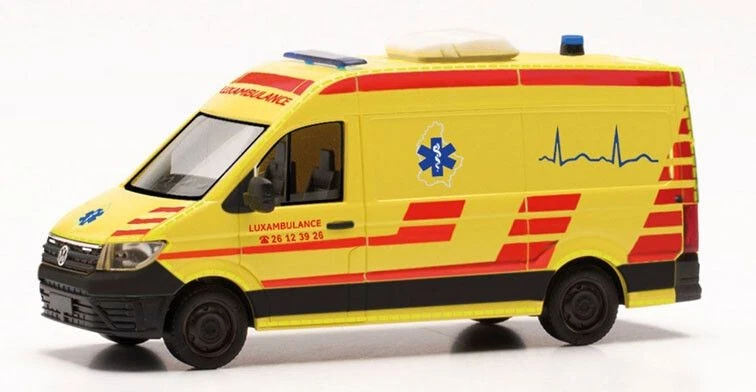 HERPA, VOLKSWAGEN Crafter Luxambulance, 1/87,  HER097529 - Immagine 1 di 1