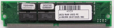 8 MB FastPage RAM 70 ns 72-pin PS/2-Simm NON-ECC Memory THM322020AS TOSHIBA 4939 - Immagine 1 di 2