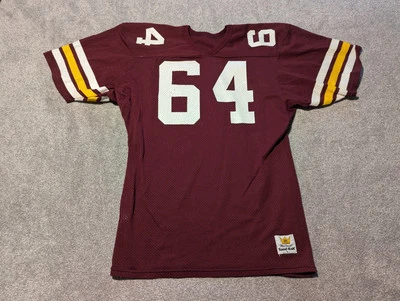 Camiseta de fútbol vintage McGregor punto arena para hombre grande roja años 80  Foto 1 de 4