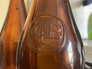 Carlton United Brewery Vintage Beer Bottle CUB Victoria VIC Amber Glass - Picture 1 of 6