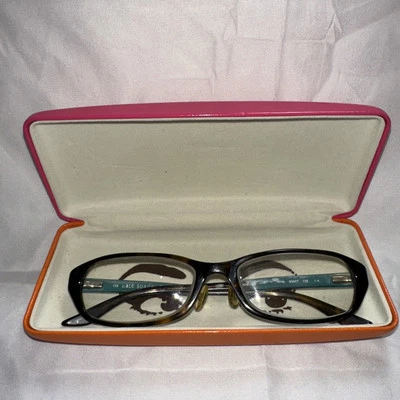 Kate Spade New York Maureen Brown Tortoise Teal Eyeglasse Frames PreOwned - Image 1 of 4