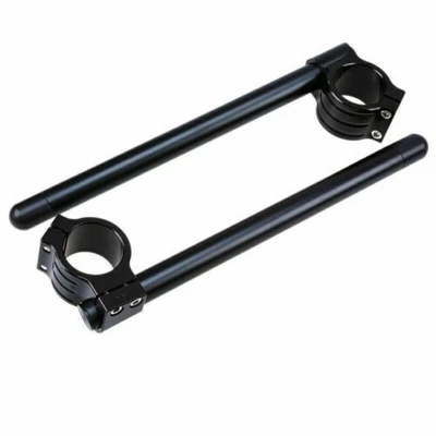 Handlebar Clip-ons Motorcycle New Fork Tube High Quality Black Fits For Suzuki - Image 1 of 4