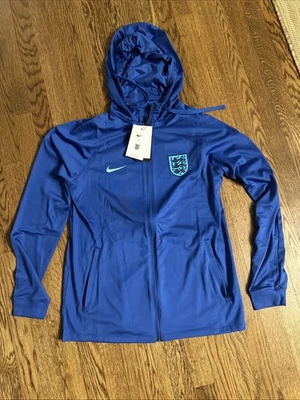 Nike Dri-Fit England National Team Strike Hooded Soccer Jacket M-XL DM9529-480 - Image 1 of 4