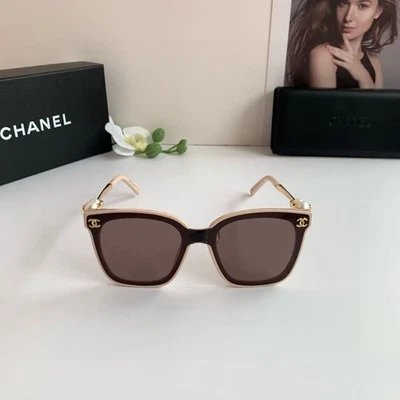 Chanel Women's Classic Sunglasses Pink Rectangular Frame CH2314/63-16-145 - Image 1 of 4