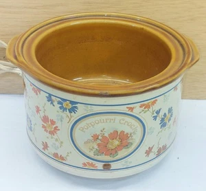 VNT Rival Potpourri Crock Pot Modell 3207 florales Design Duftwärmer ohne Deckel funktioniert - Bild 1 von 8
