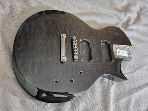Cuerpo de guitarra LTD / ESP EC100QM EC 100 Eclipse transparente negro acolchado tapa de arce - Imagen 1 de 11