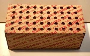 2025 P Lincoln Cent Penny Full Box (50 Bank Wrapped Rolls) BU UNC OBW - Picture 1 of 1