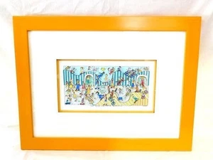 JAMES RIZZI I BAMBINI SULLE LORO RUOTE SERIGRAFIA 3D firmata e incorniciata 1995 - Foto 1 di 4