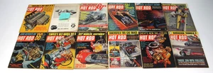 Hot Rod VTG Magazine Lot Bundle 1960's Car Issues Drag MCM Ford Funny NHRA DIY - Picture 1 of 24