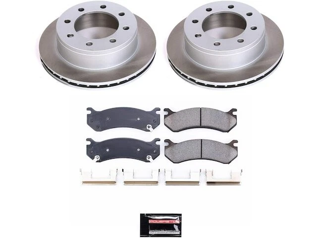 Pastilha de freio traseira e kit de rotor para 2001-2010 GMC Sierra 2500 HD 2002 2003 GH877XK - Imagem 1 de 1