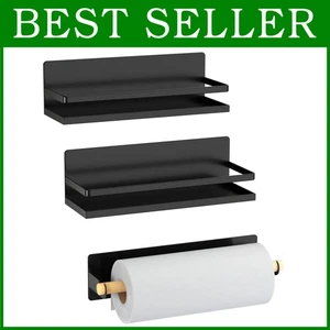 Juego de toallero magnético para especias y papel - Imagen 1 de 9