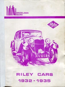 Riley Cars 1932-1935 Gheppio Merlino Nove Monaco ++ - LIBRO UTILE BROOKLANDS - Foto 1 di 1