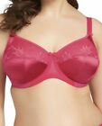 Elomi Caitlyn Bra Raspberry Pink Satin 36E Underwired Side Support Full Cup 8030