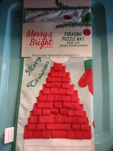 Foraging Puzzle Mat Dog Toy Nose Work Treat Interactive Engagement Merry&Bright  - Picture 1 of 2