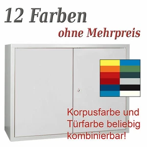 Hängeschrank Werkstatt Garage Küche Stahl Büro Lager INDUSTRIEQUALITÄT - Bild 1 von 3