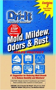 Dri-it Twin-Pack Moisture Absorber with Disposable Peel and Stick Backing - Picture 1 of 4
