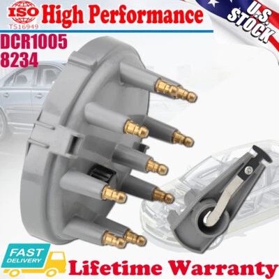 Heavy Duty Distributor Cap and Rotor Kit For Ford F-250 F-150 F-350 V8 1984-1997 - Image 1 of 4