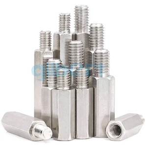 M2.5-M6 304 SUS dientes externos internos hexagonales macho y hembra - Imagen 1 de 7