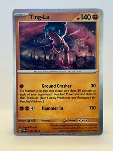 Ting-Lu 110/167 Holo Rare - Pokemon TCG Twilight Masquerade - Near Mint - Picture 1 of 2