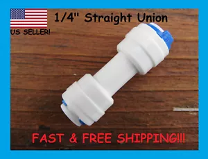 1/4" Straight Union for Reverse Osmosis (RO) Water Purification Systems - Picture 1 of 5