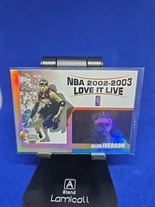 2003-04 Topps #LL-AI Allen Iverson Love it Live basketball card - Picture 1 of 1