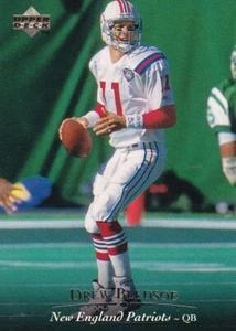 1996 Upper Deck Silver Collection Drew Bledsoe #132 New England Patriots - Picture 1 of 2