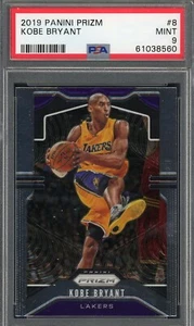 Kobe Bryant 2019 Panini Prizm Basketball Card #8 Graded PSA 9 - Picture 1 of 2