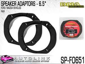 DNA SPEAKER ADAPTORS FOR FORD/MAZDA - 6.5" ROUND, 18mm HIGH (PAIR) SP-FO651 - Picture 1 of 2