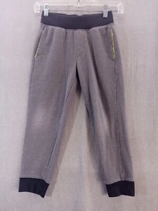 Athletic Works sweatpants Boys medium Gray rib cuffed Fleece Lined youth - Picture 1 of 18