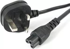 C5 Mains Lead 1.8m UK Plug - RB-290AB1 - Picture 1 of 4