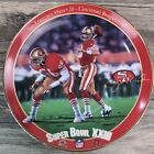 Joe Montana Super Bowl 23 plaque de collection The Bradford Exchange 8" 49ers VS Cin