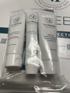 Vi Derm Beauty Post Face Peel Repair kit Cleanser Sunscreen repair cream- NEW - Picture 1 of 2