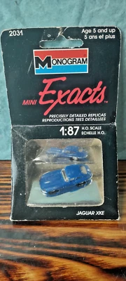 1989 Monogram Mini Exacts JAGUAR XKE HO Scale 1:87 2031 Precisely Detailed  - Image 1 of 4