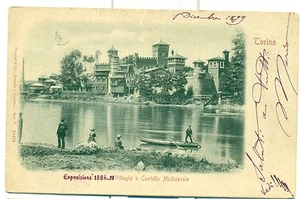 ESPOSIZIONE NAZIONALE TORINO 1884 "Villaggio e Castello Medioevale" in rilievo - Picture 1 of 1