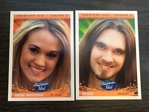 American Idol SEASON #4 ROOKIE Cary Underwood SET 81 carte con 8 inserti -92 - Foto 1 di 19
