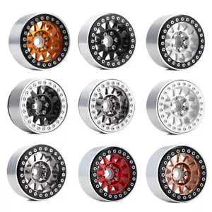 INJORA CNC 1,9" Beadlock Felgen für Axial SCX10 90046 TRX4 MST,YQW07(4) - Bild 1 von 32