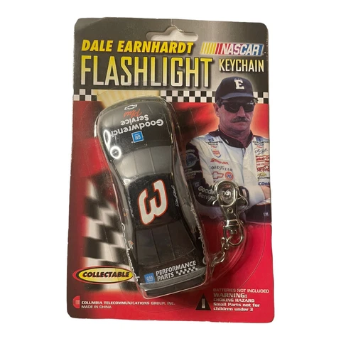 Dale Earnhardt Sr NASCAR 2000 Collectible Flashlight Keychain NEW OLD STOCK Cover