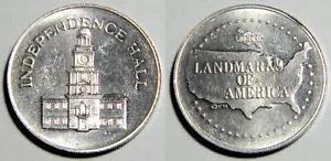 Token Sunoco Landmarks of America, Independence Hall (02315) - Imagen 1 de 3