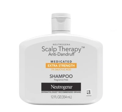2-Pack Neutrogena Scalp Therapy Anti-Dandruff Shampoo 3% Salicylic 12oz New - Image 1 of 2