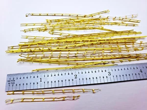 Scale Ladder pieces Various Lengths x ~0.1" Wide ~25pcs. DP Etched Brass USA - Picture 1 of 11