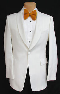 Boy's White Tuxedo Dinner Jacket One Button Shawl Costume James Bond Spy 007 