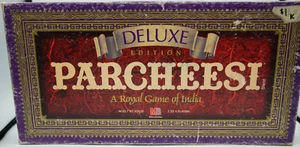 Vintage Deluxe Edition Parcheesi - A Royal Game of India Milton Bradley 1989 - Bild 1 von 2
