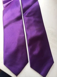 Corbatas clásicas DQT England para hombre púrpura Soild - Imagen 1 de 4