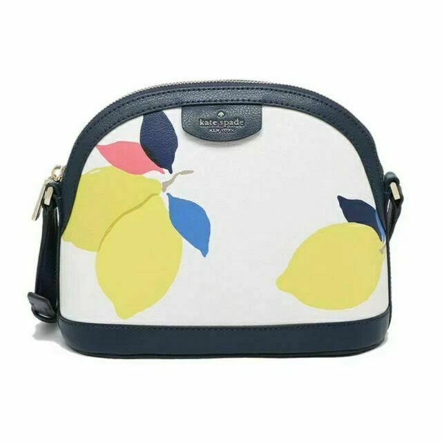 Kate Spade Sylvia Lemon Zest X-large Dome Crossbody Wkru6857