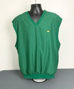 Vtg Masters Collection Men's Golf Vest Size 2XL Green Made in Hong Kong - Picture 1 of 8
