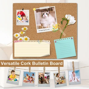 6Pcs Cork Board Corkboard Notice Large Memo Photos Wooden Frame Noticeboards╏ - Picture 1 of 11